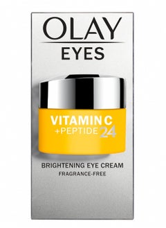 Olay Olay Vitamin C + Peptide 24 Eye Cream, Fragrance-Free, 0.5 oz  - Image 4