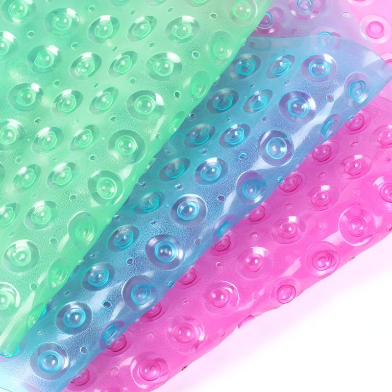 Anti-Slip Silicone Mat - Foot-Shaped Bath Mat with Strong Suction Base for Secure Placement on Ceramic Floors, Size 60x40cm, Enhances Safety and Comfort in Your Bathroom (3) - Image 1