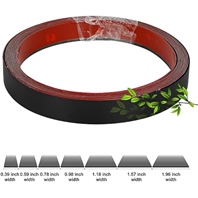 16.4FT BLACK METAL STRIP PEEL AND STICK MIRROR BORDER TRIM STAINLESS SELF ADHESIVE MIRROR EDGE TRIM METALLIC MIRROR LIKE FINISH FOR WALL DECOR BATHROOM MIRROR FRAME BORDER TAPE (0.98IN WIDE) - Image 3