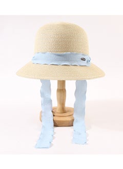 Beige and Blue