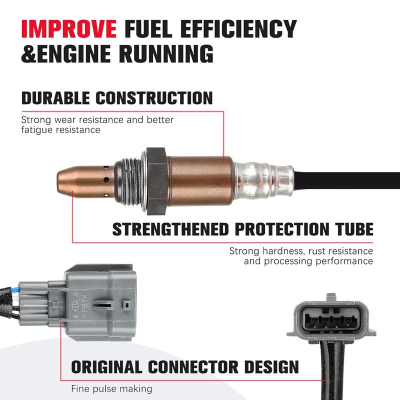 QIJIAUTO O2 Oxygen Sensor Upstream Compatible for Infiniti Q40 2015 234-9148 - Image 4