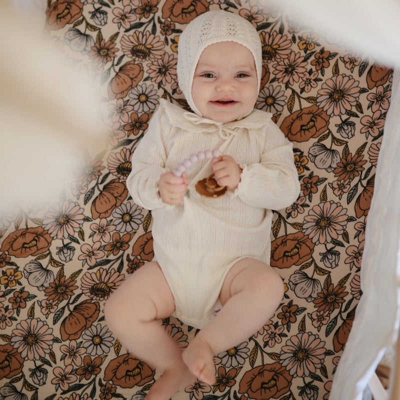 mushie 100% Silicone Baby Pacifier Clip BPA Free | Hera (Soft Lilac) - Image 3