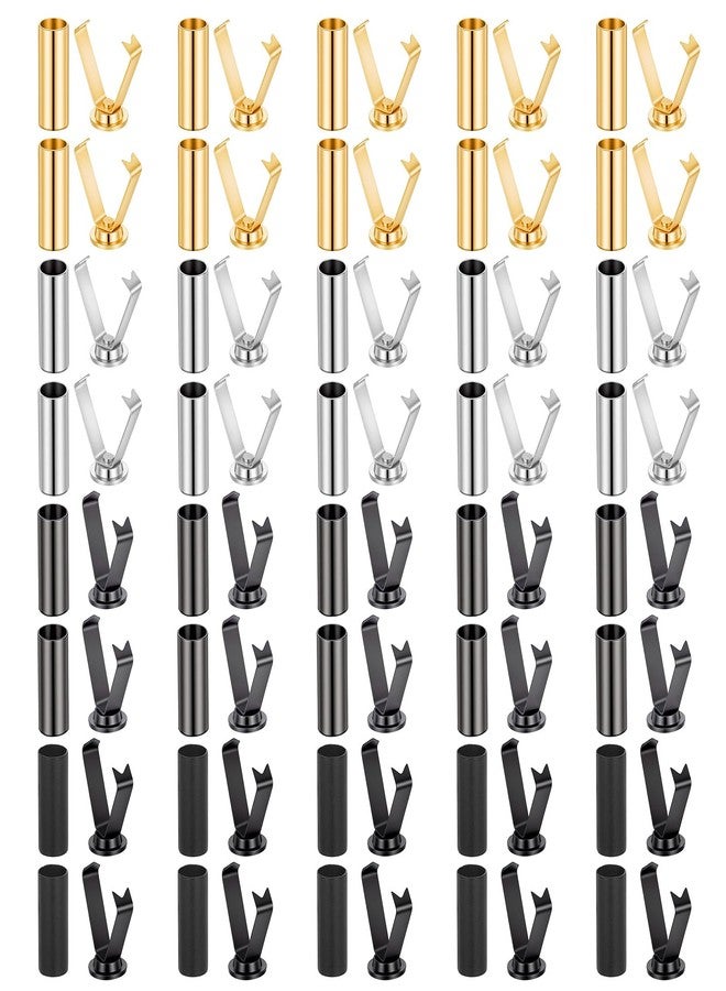 LIQWEI 20Sets Shoelace Tips, 7mm Paracord End Caps, Alloy Shoe Lace Ends Cord Cap, Aglet Replacement for Shoestring(Style B) - Image 1