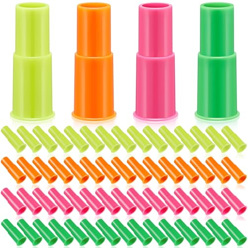 Rotatingpals 60 Pcs Plastic Whistles Bulk Colorful Siren Whistles Toy Loud Noisemaker Birthday Party Favors Piata Goodie Bag Fillers Games Prizes Assorted Colored Supplies - Image 1