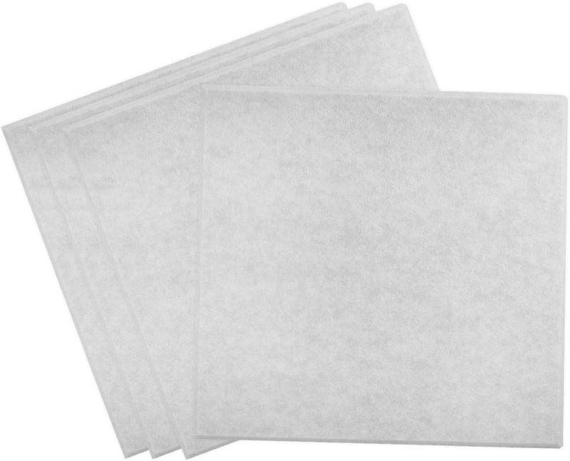 Uonlytech 4pcs Grey Felt Cork Board Tiles Wall Tiles Felt Square Decor Bulletin Boards for Home Office School - Image 1
