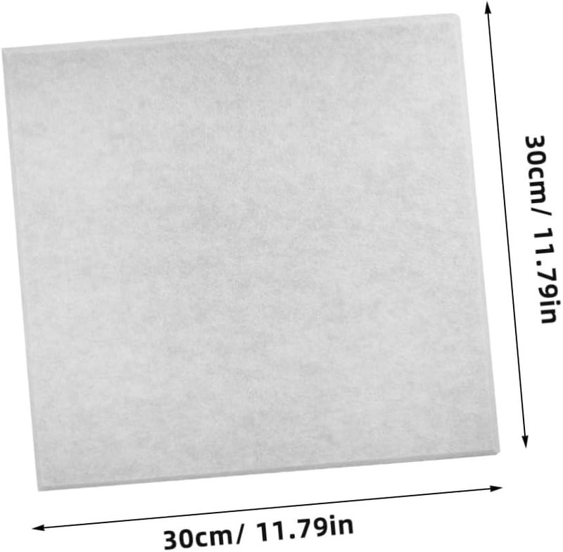 Uonlytech 4pcs Grey Felt Cork Board Tiles Wall Tiles Felt Square Decor Bulletin Boards for Home Office School - Image 2