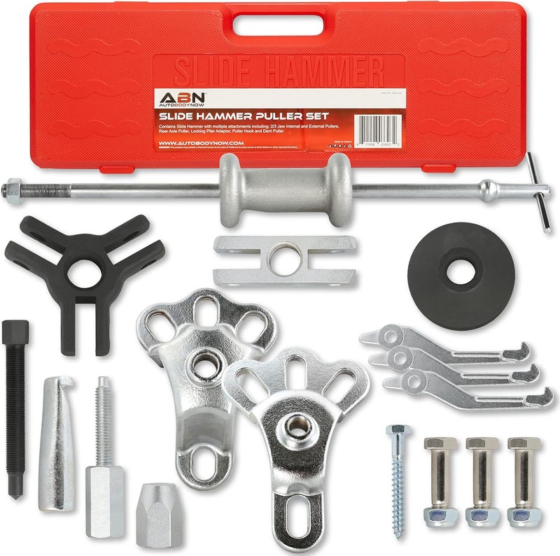 ABN Slide Hammer Puller Set for Wheel Bearing and Dent Repair - Image 1