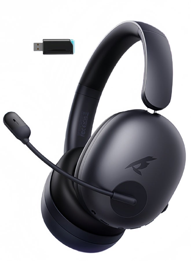Picun 2.4G Wireless Gaming Headset, 7.1 Surround Sound,2.4GHz USB Gaming Headphones Bluetooth ENC Noise Canceling Mic, Bluetooth Headset for PC PS5 PS4 Mac Switch  - Image 1