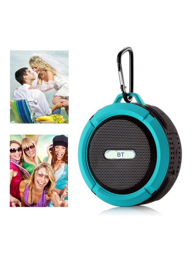 NIBEMINENT C6 Mini Wireless Bluetooth 5.0 Speaker Blue/Black - Image 2