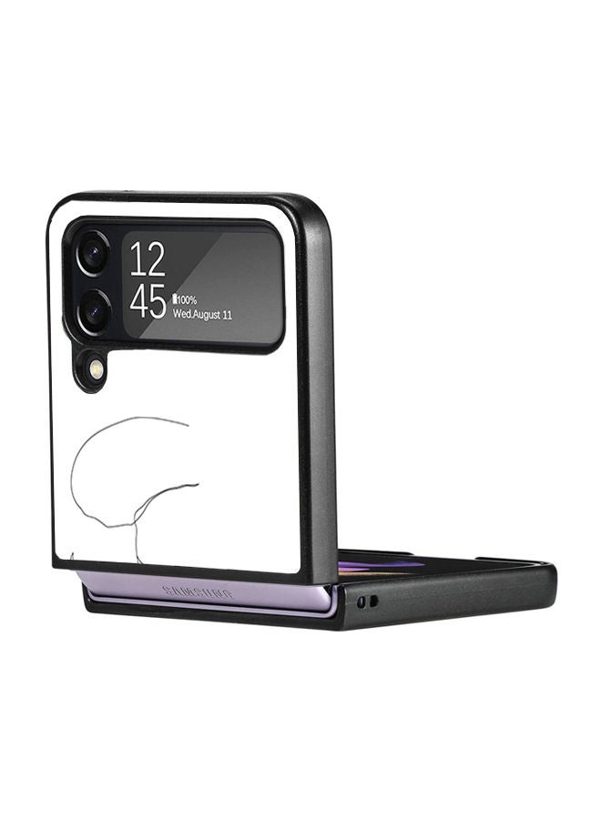 Okteq Hard Back Cover Case Male Face for Samsung Galaxy Z Flip 4 - Image 3