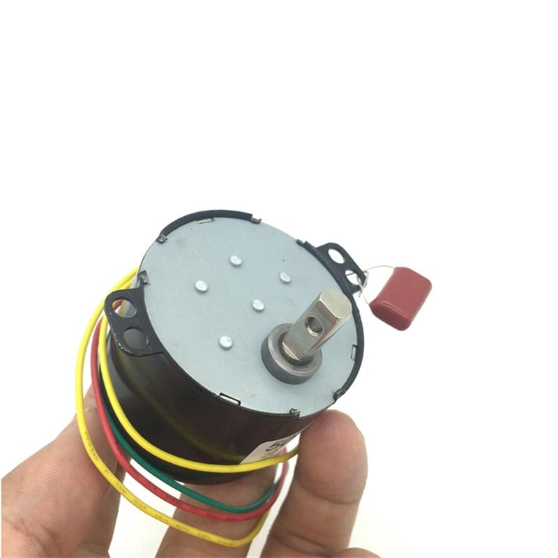 220V 60rpm Permanent Magnet Gear Motor 6W AC 110V 220V Forward Reverse Speed 1rpm To 110rpm With Bracket - Image 5