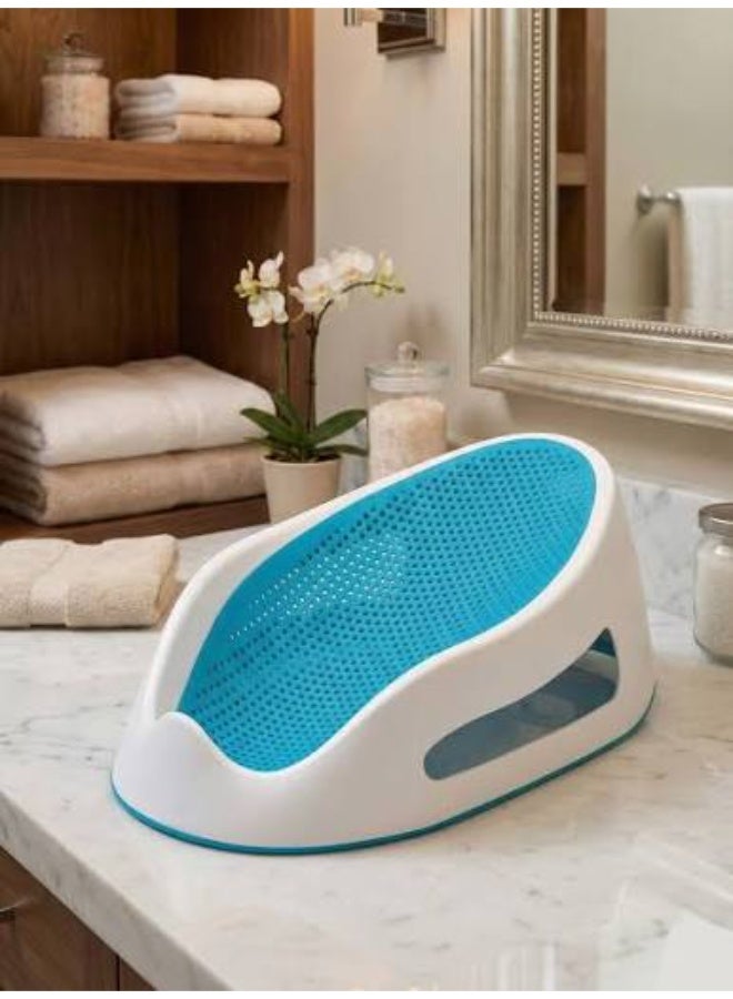 Clean Cradle Non-Slip Secure Infant Baby Bather With Inclined Headrest, 3 - 6 Months,