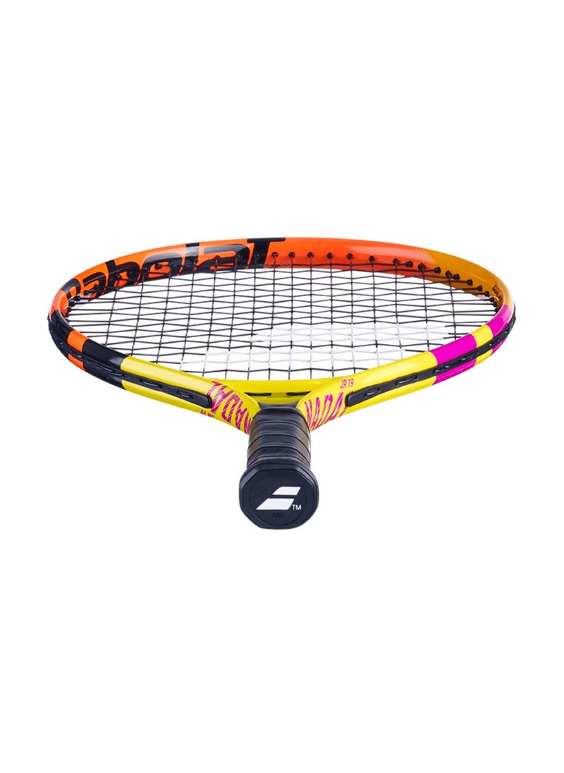 BabolaT Pure Aero Nadal 180gm JUNIOR 19 STRUNG With Cover Yellow Orange Purple Tennis Racket  - Image 3