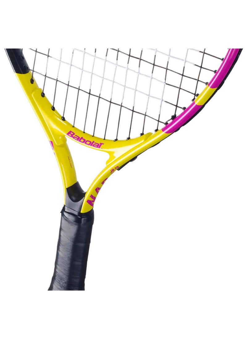 BabolaT Pure Aero Nadal 180gm JUNIOR 19 STRUNG With Cover Yellow Orange Purple Tennis Racket  - Image 5