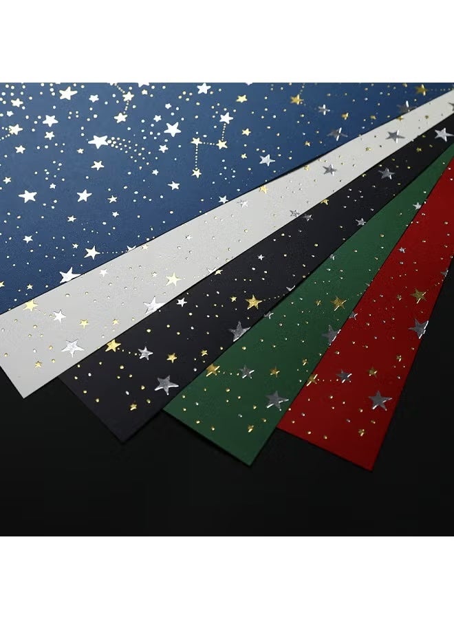 5 Sheets Gift Wrapping Paper With Accessories,Holiday Gift Wrapping Paper,Birthday Gift Box Gift Wrapping DIY, Gift Wrapping Paper for Birthday, Holiday, Wedding, Party,Kids Gift Wrapping (70cmX50cm) - Image 3