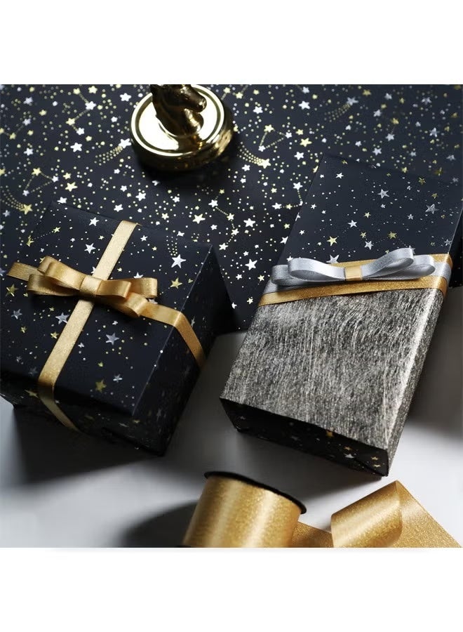 5 Sheets Gift Wrapping Paper With Accessories,Holiday Gift Wrapping Paper,Birthday Gift Box Gift Wrapping DIY, Gift Wrapping Paper for Birthday, Holiday, Wedding, Party,Kids Gift Wrapping (70cmX50cm) - Image 2