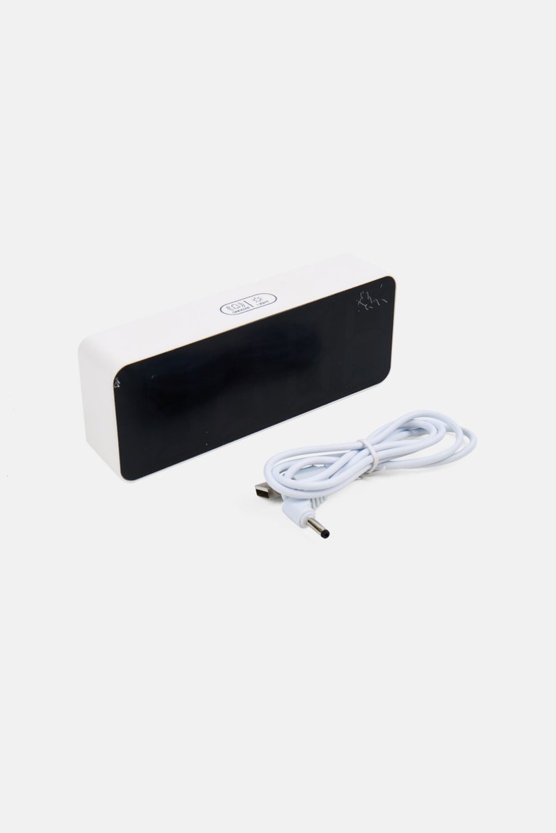 YOTO Digital Alarm Table Clock, White  - Image 3