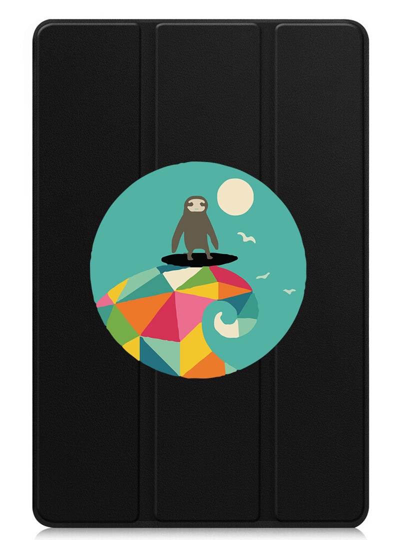 Theodor Protective Flip Case For Samsung Galaxy Tab S6 Lite (2024) With Trifold Stand Auto Wake Sleep Shockproof Cover Surfs - Image 1