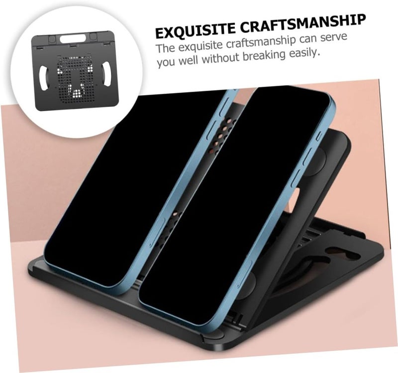 Folding Adjustable Laptop Stand Ergonomic Heat Dissipation Holder for Notebook and Tablet Positions for Optimal Viewing Angles Portable Design for Office Home Use - Image 4