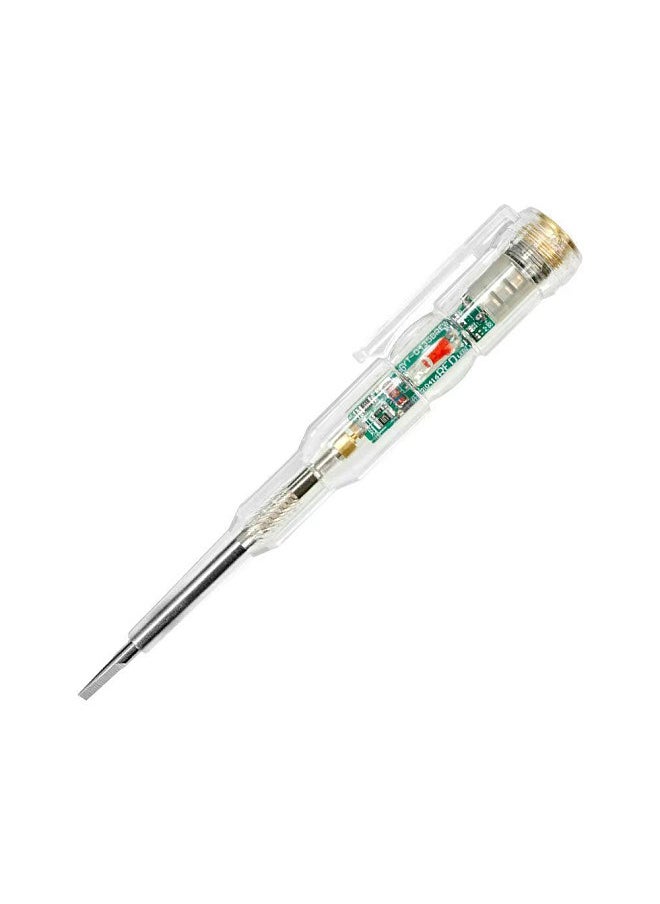 Generic Intelligent Voltage Tester Pen Power Voltage Detector Electricity Detector Test Pencil with High Brightness LED Light Electrical Indicator Tool with Screwdriver  - Image 1