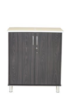AFT Arfan Stylish 2-Door Kitchen Cabinet with Elegant (Ceramic top) Tile Top – Perfect for Storage & Display, Durable (Ceramic Top) Tile Top – Ideal for Home Organization, Space-Saving Design, Enhance Your Kitchen Décor. Versatile 2-Door Kitchen Cabinet with Sturdy Tile Top – Stylish Storage Solution. (Dark brown)  - Image 3