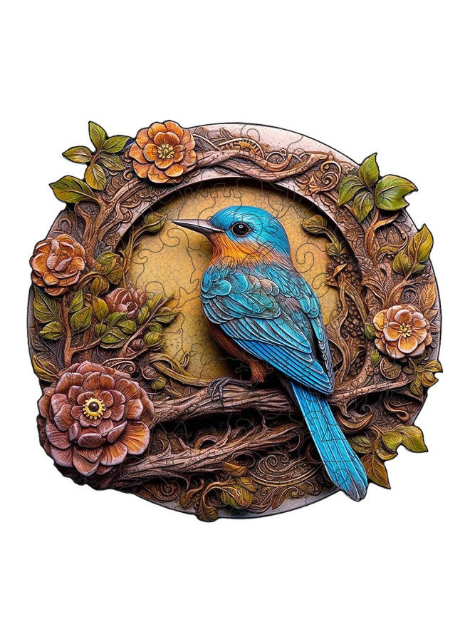 حار غير النظامية جولة الطيور على شكل حيوان خشبي الكبار لغز لعبة محطة مستقلة بالجملة اللون: M-carton-H184 - Image 1