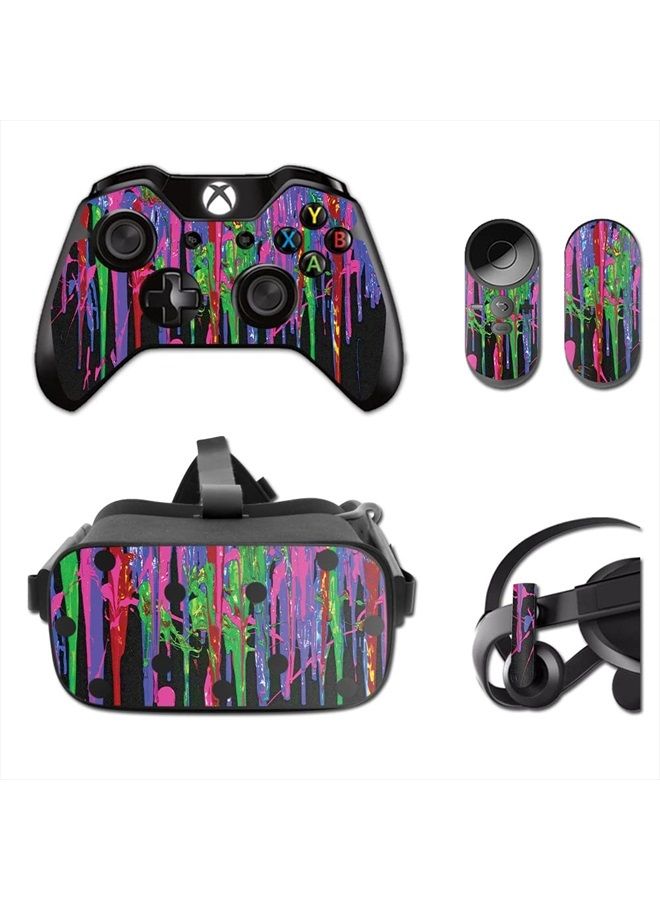 MIGHTY SKINS MightySkins Skin Compatible with Oculus Rift CV1 wrap Cover Sticker Skins Drips