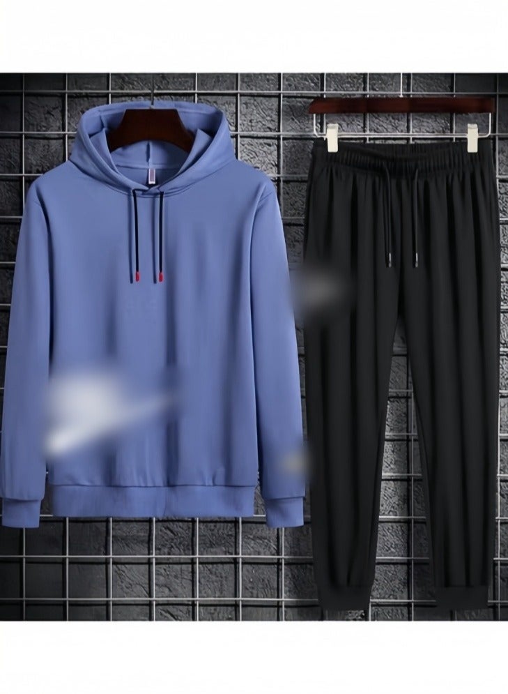 KUYING Men's Loose Sportswear And Sports Pants Two-piece Set  - Image 1