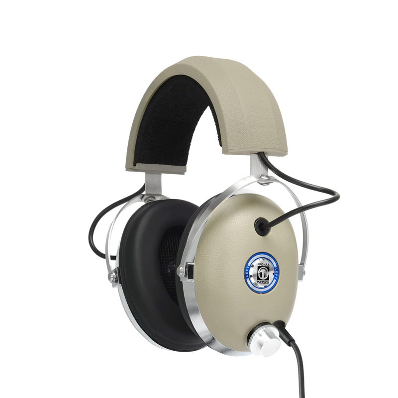 Koss Pro4AA Studio Quality OverEar Headphones Retro Style FullSize Beige - Image 3