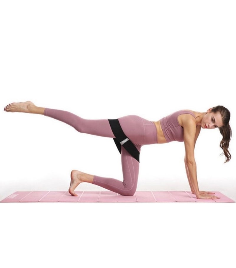 JAYATO 3 Piece Set Resistance Bands for Workout Kit Men & Women - Exercise Resistance Tubes Set Workout Bands for Training Home Shape Body Physical Therap, Squat and Glute Raise Fitness Stretching Elastic Band Resistance Band Strength Training, Leg and Glute Training, Yoga Elastic Band Loop - Black, Dark Gray, Light Ggray - Image 3
