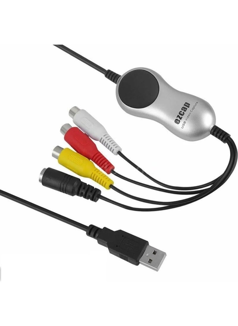 Techmaster - Ezcap 170 USB 2.0 Xbox Ps3 VHS Hi8 Mini DV Video Capture Card - Image 1