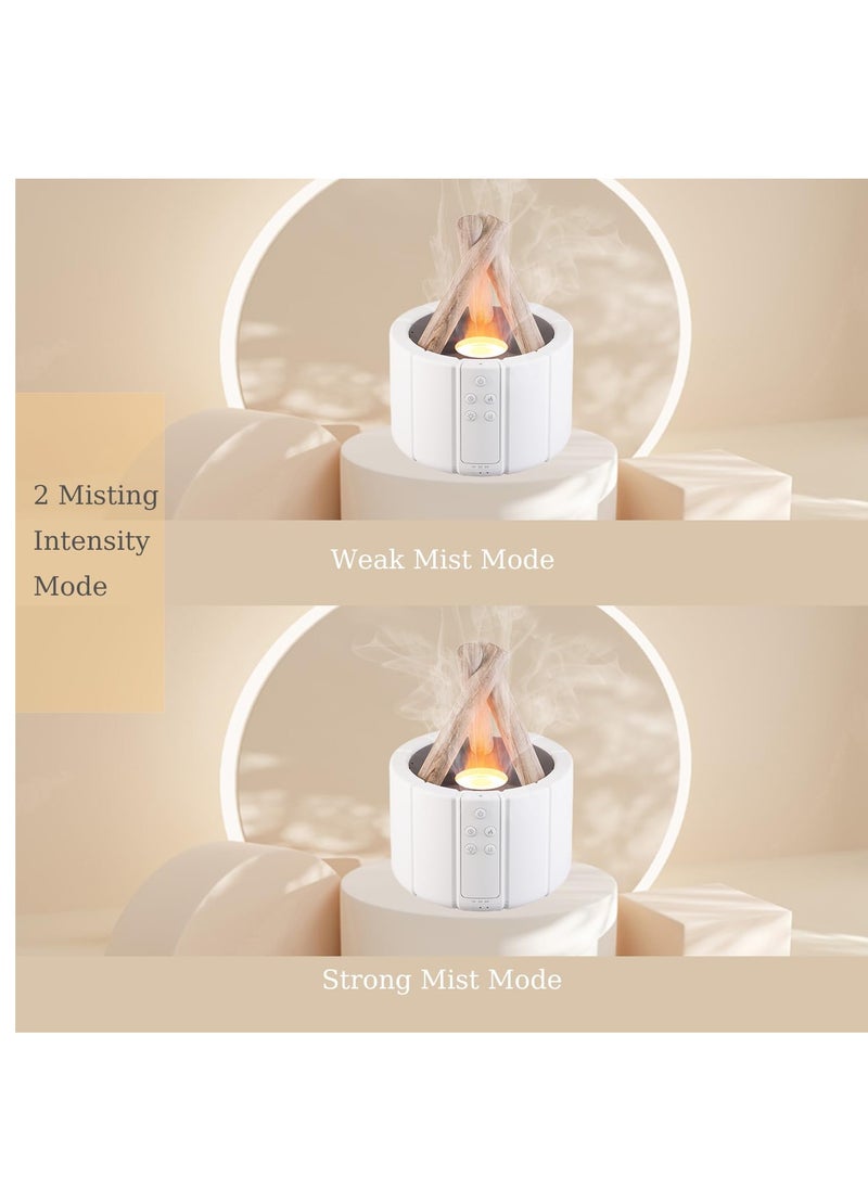 Excefore - Essential Oil Diffusers, 250ml Aromatherapy Diffuser with Remote Control, Bonfire Flame Style Humidifier with 3 Brightness and 2 Mist Mode, Waterless Auto Off Air Diffuser for Home Office Room - Image 1