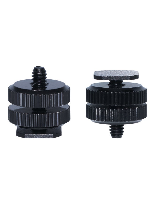 k6 Photography Camera Accessories Screw 1/4 Disc Conversion Hot Shoe Conversion Screw Double Layer Hot Shoe Screw - Image 4