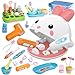 Crelloci Dentist Kit Pretend Play Set 31PCS Teeth Dental Tools Medical Accessories Pet Doctor Role Play Toys Playset Educational Gift for Kids Toddlers Girls Ages 3 - Image 2