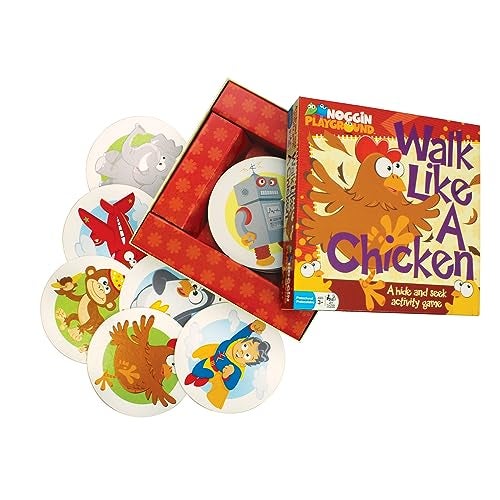 Outset Media Walk Like A Chicken - No Reading Required, Hide & Seek Role-Playing Activity Game, Preschool & Kids, Children's Social & Physical Developmental Game, Outset Media, Ages 3+, 2+ Players - Image 2