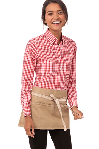 Chef Works Unisex Austin Waist Apron Natural One Size - Image 1