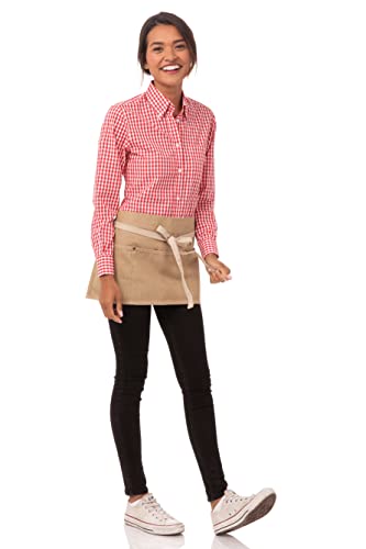 Chef Works Unisex Austin Waist Apron Natural One Size - Image 3