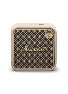 Marshall Marshall Willen II Wireless Bluetooth Speaker, over 17+ Hours Playtime, Dust and Waterproof Design (Cream)  - Image 1