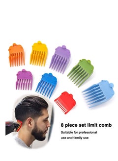 Y&D 8 Color Professional Hair Trimmer/Clipper Coded Cutting Guides/Combs #3171-500 – 1/8” to 1” -Great for Most Size Clippers/Trimmers  - Image 3