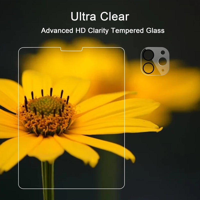 Ailun Screen Protector for iPad Pro 11 inch 2022/2021/2020 (4th/3rd/2nd Generation) 3 Pack + 2 Pack Camera Lens Protector,Tempered Glass,Face ID & Apple Pencil & Case Compatible - Image 4