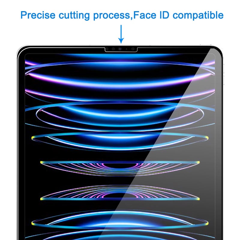 Ailun Screen Protector for iPad Pro 11 inch 2022/2021/2020 (4th/3rd/2nd Generation) 3 Pack + 2 Pack Camera Lens Protector,Tempered Glass,Face ID & Apple Pencil & Case Compatible - Image 5