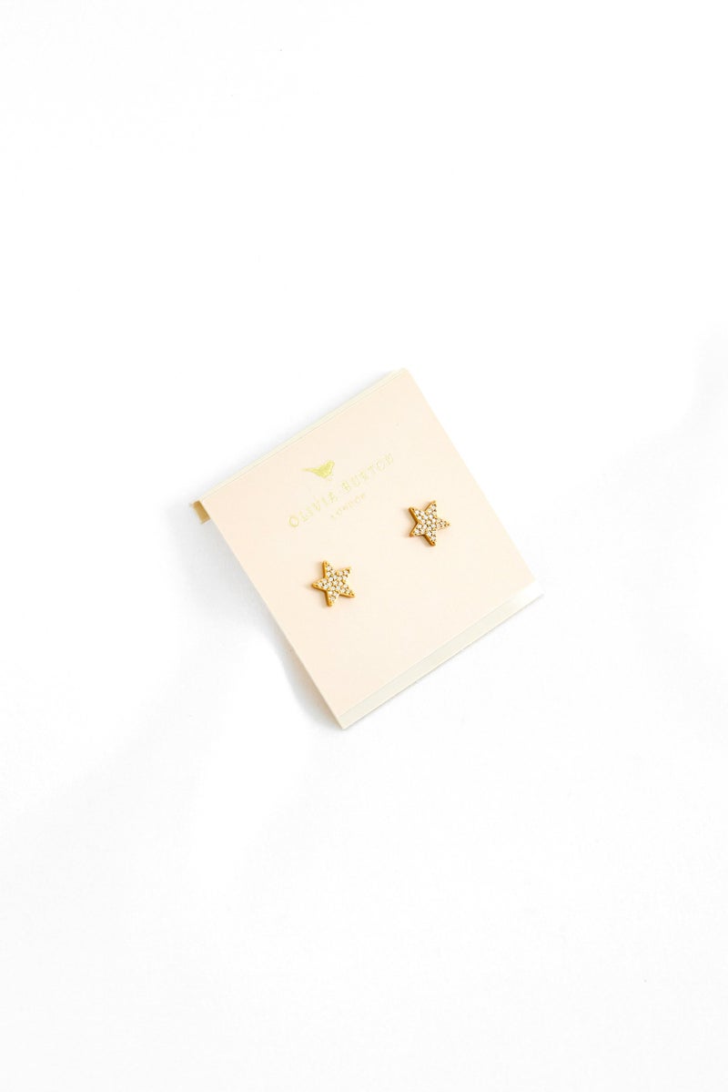 OLIVIA BURTON Women Star Stud Earrings, Gold - Image 3