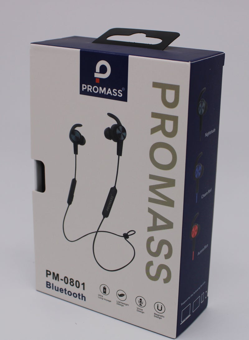 PROMASS Original Sports Bluetooth Headphones Compatible With All Electronic Devices Black Color - Image 2