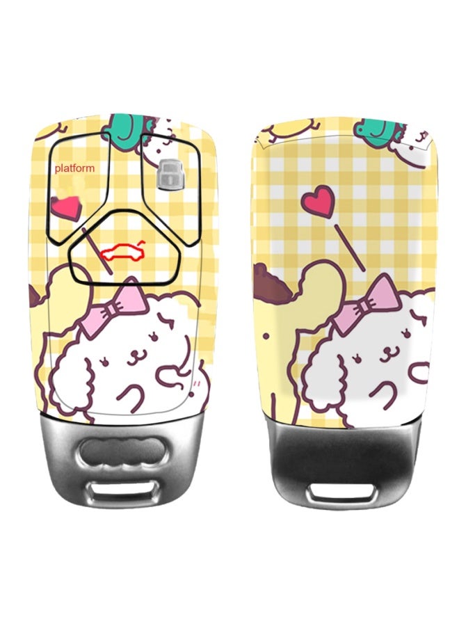 Car Key Protective Sticker Decal Film for Audi Q7 A4L A6L Q5 TT S4
