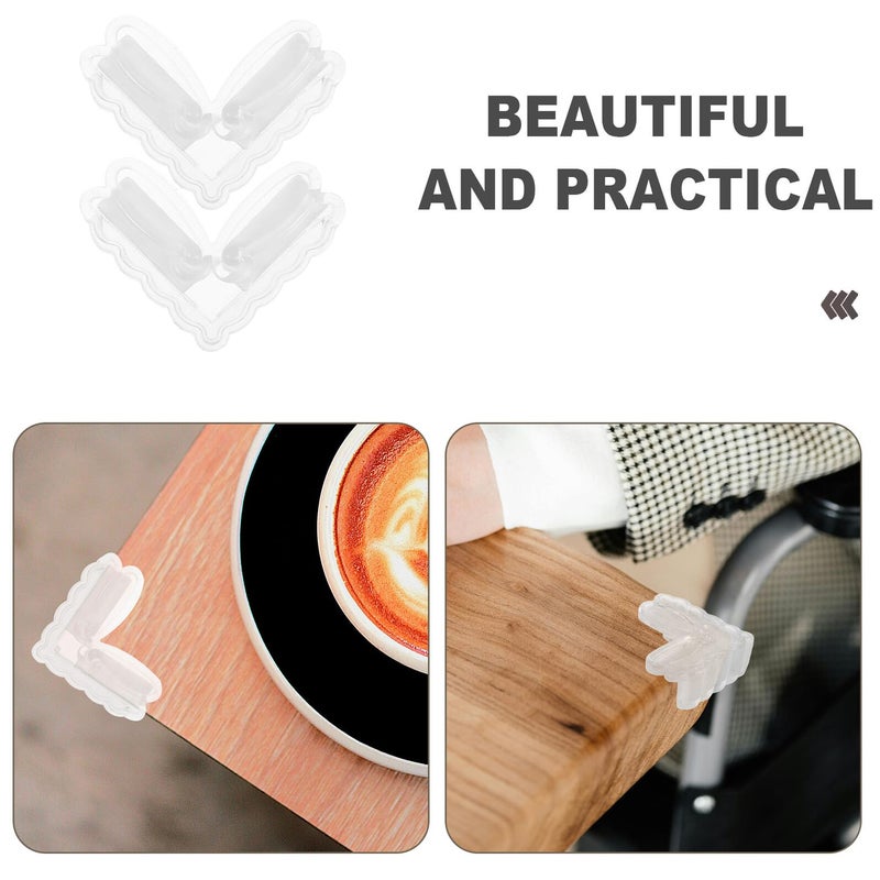 10 Pcs Clear Corner Bumpers Edge Protectors with Strong Adhesive for Home Tables - Image 4