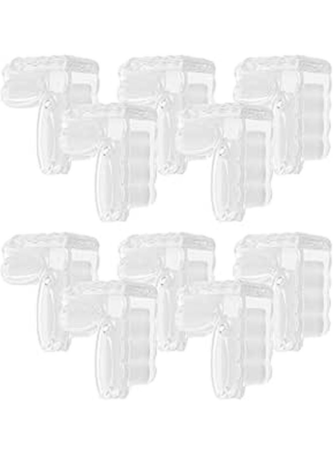 10 Pcs Clear Corner Bumpers Edge Protectors with Strong Adhesive for Home Tables - Image 1