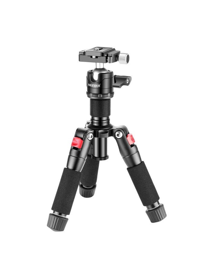 Neewer Portable Desktop Mini Tripod Aluminum Alloy 20''/ 50cm Desk Tripod with 360 Degree Ball Head, 1/4 inch Quick Shoe Plate for DSLR Camera Video Camcorder, Load up to 11 pounds/5 kilograms - Image 1