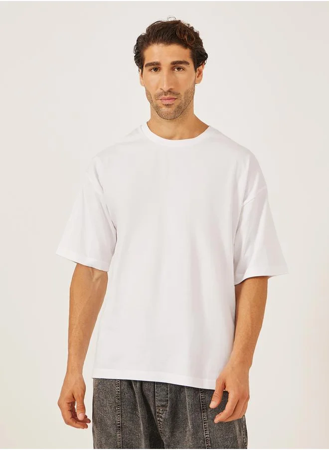 Styli Graphic Print Jersey Oversized T-Shirt