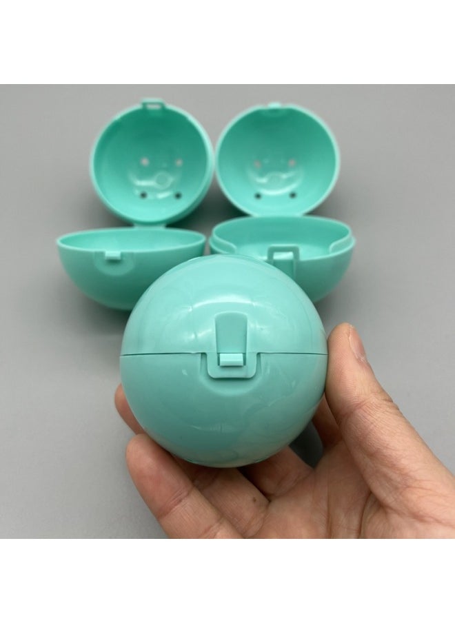 Generic - Egg Ball Egg Shell Egg Shell Plastic Egg Color Egg Capsule Shell One-piece Plastic Box Packaging Egg Egg Shell-Specifications:9 * 18cm Capsules Mixed Color Random - Image 1