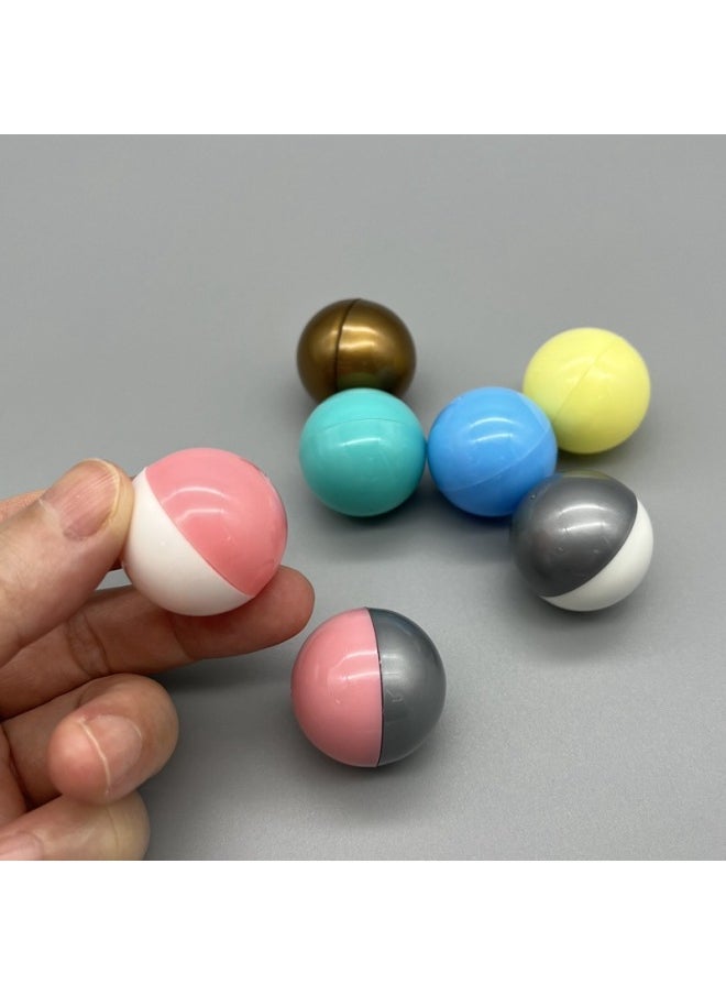 Generic - Egg Ball Egg Shell Egg Shell Plastic Egg Color Egg Capsule Shell One-piece Plastic Box Packaging Egg Egg Shell-Specifications:9 * 18cm Capsules Mixed Color Random - Image 1